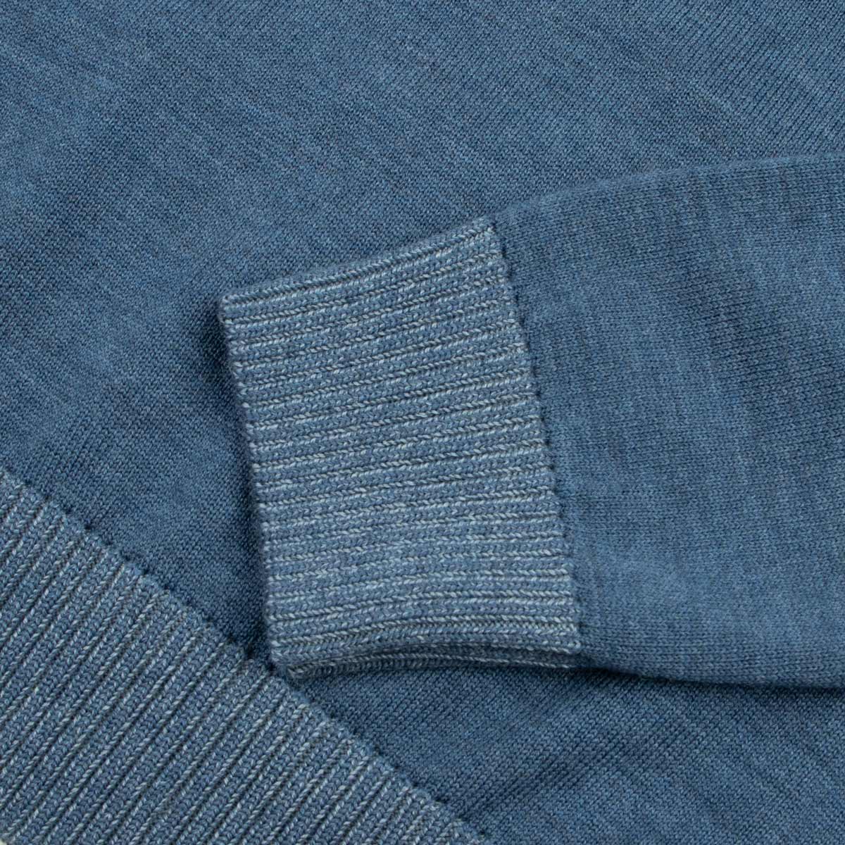 Paul &amp; Shark - Blue Soft Cool Touch Half Zip Wool Sweater KNITWEAR Paul &amp; Shark
