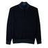 Paul & Shark - Navy Soft Cool Touch Half Zip Wool Sweater KNITWEAR Paul & Shark