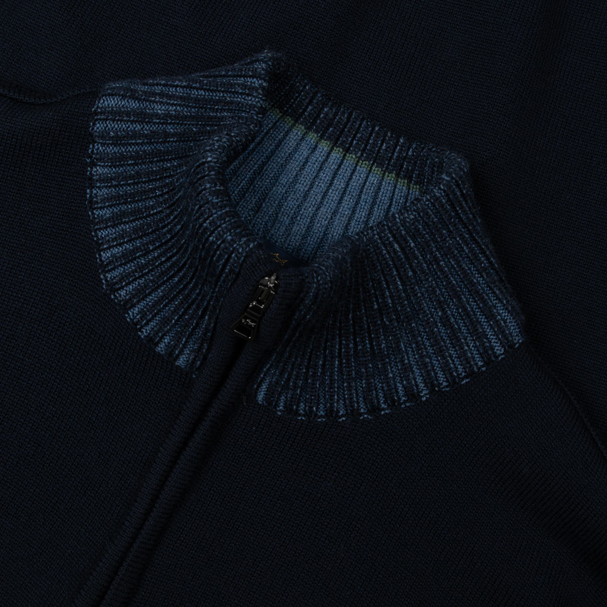 Paul & Shark - Navy Soft Cool Touch Half Zip Wool Sweater KNITWEAR Paul & Shark