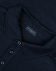 Paul & Shark - Navy Supima Cotton Polo Long Sleeve Polo Shirt