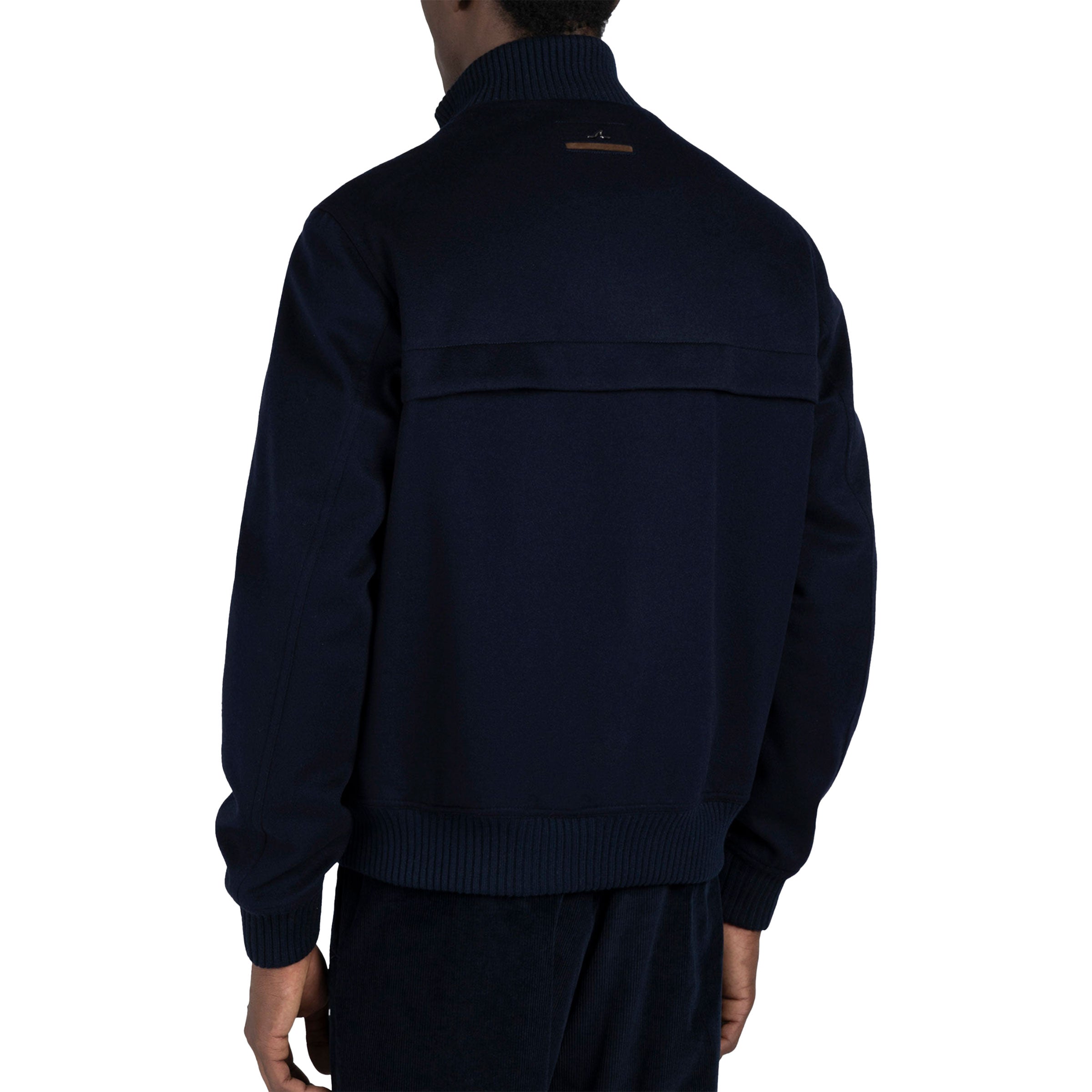Paul & Shark - Navy Paolo Cashmere Bomber Jacket BLOUSONS Paul & Shark