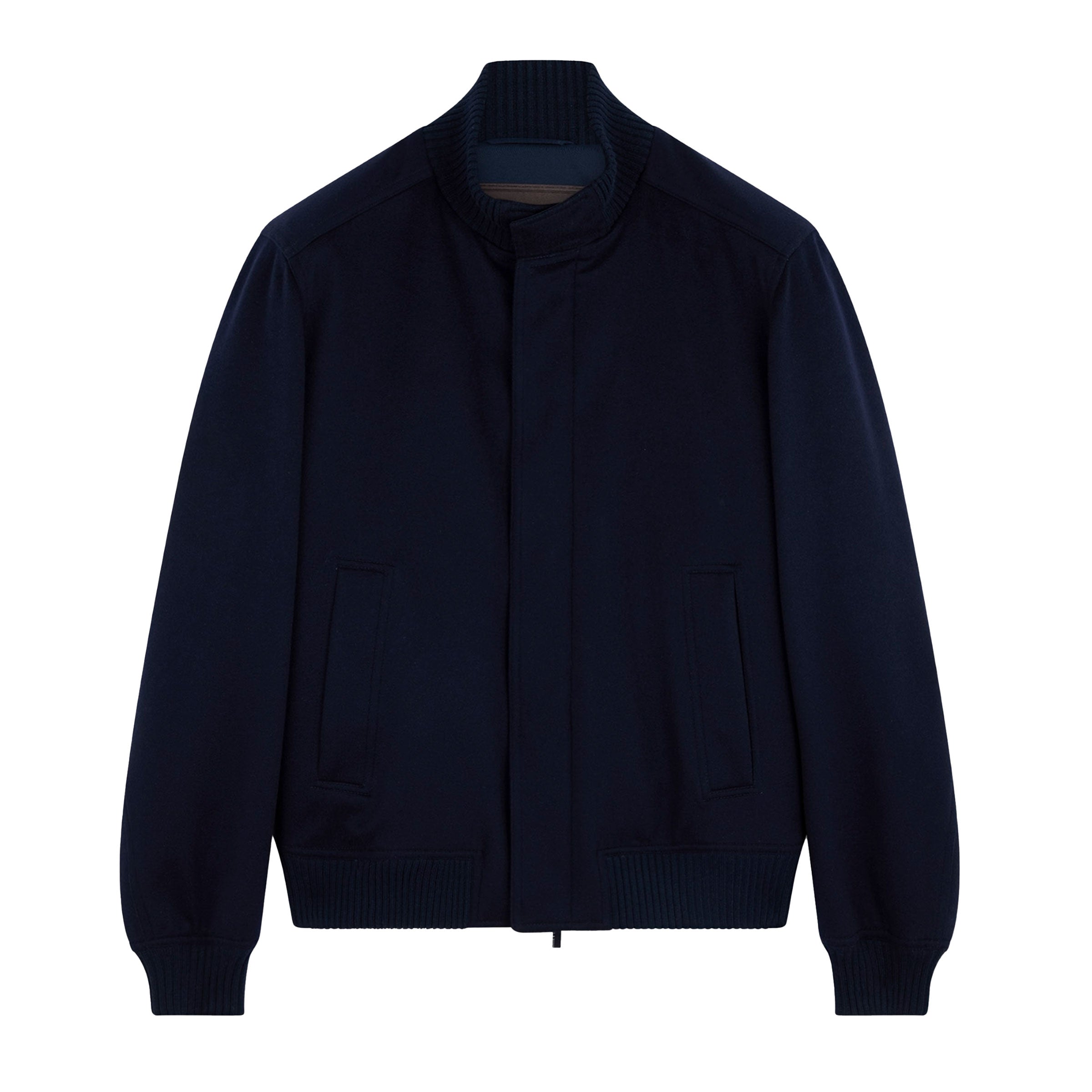 Paul & Shark - Navy Paolo Cashmere Bomber Jacket BLOUSONS Paul & Shark