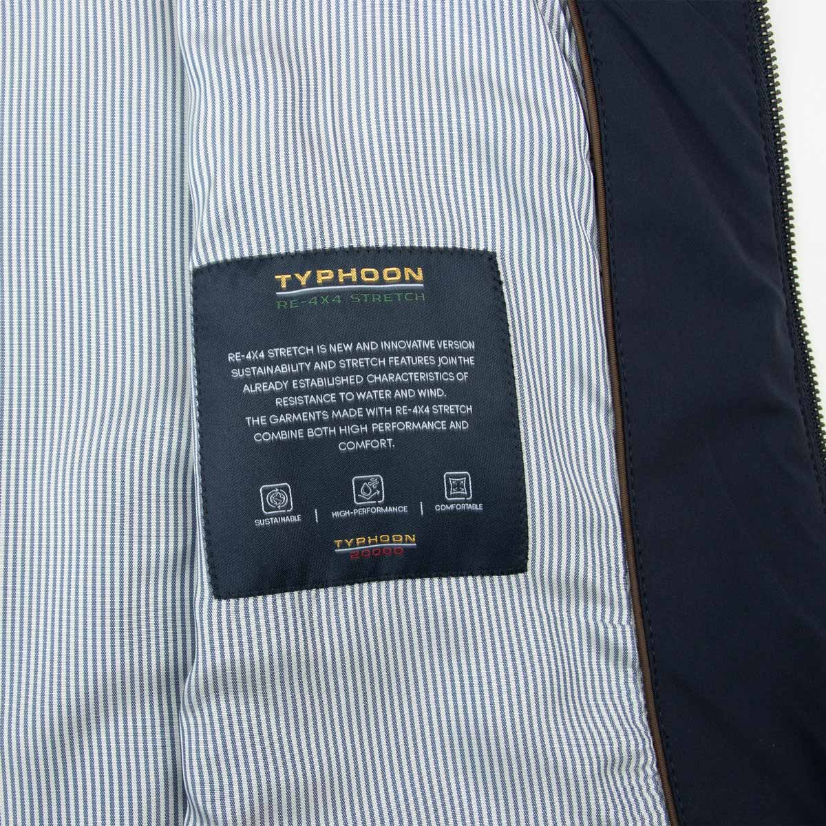 Paul &amp; Shark - Navy Lightweight Typhoon® RE-4x4 Stretch Jacket BLOUSONS Paul &amp; Shark