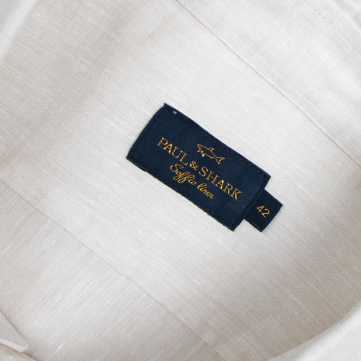 Paul & Shark - Light Beige Soffio Linen Long Sleeve Shirt L/S SHIRTS Paul & Shark