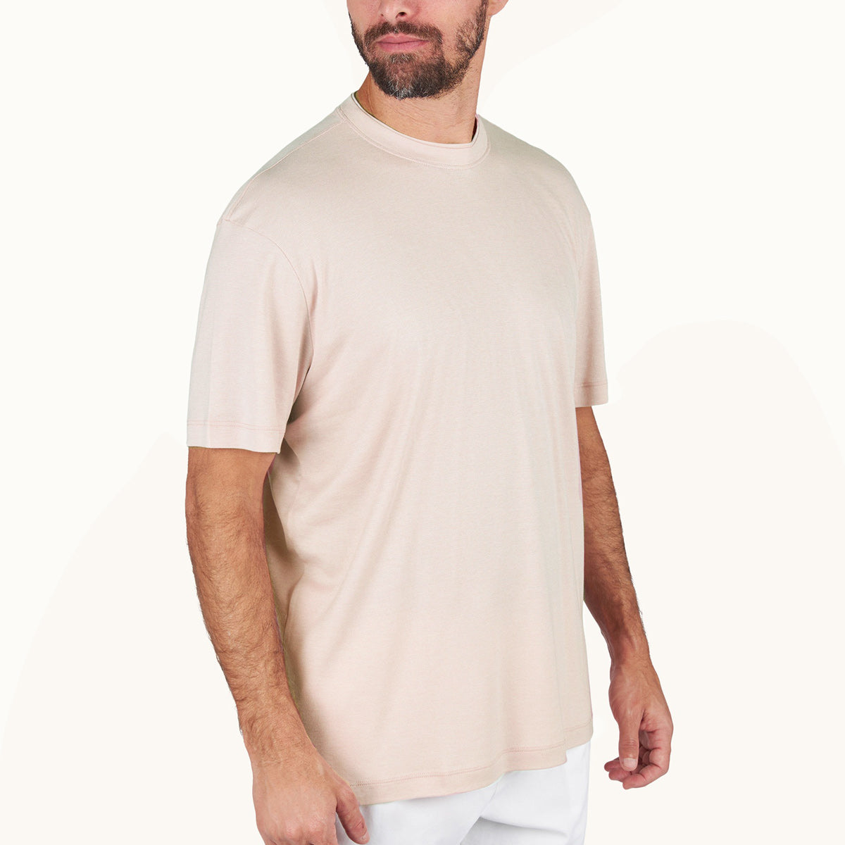 Paul &amp; Shark - Beige X-Soft Jersey T-Shirt TEE SHIRTS Paul &amp; Shark