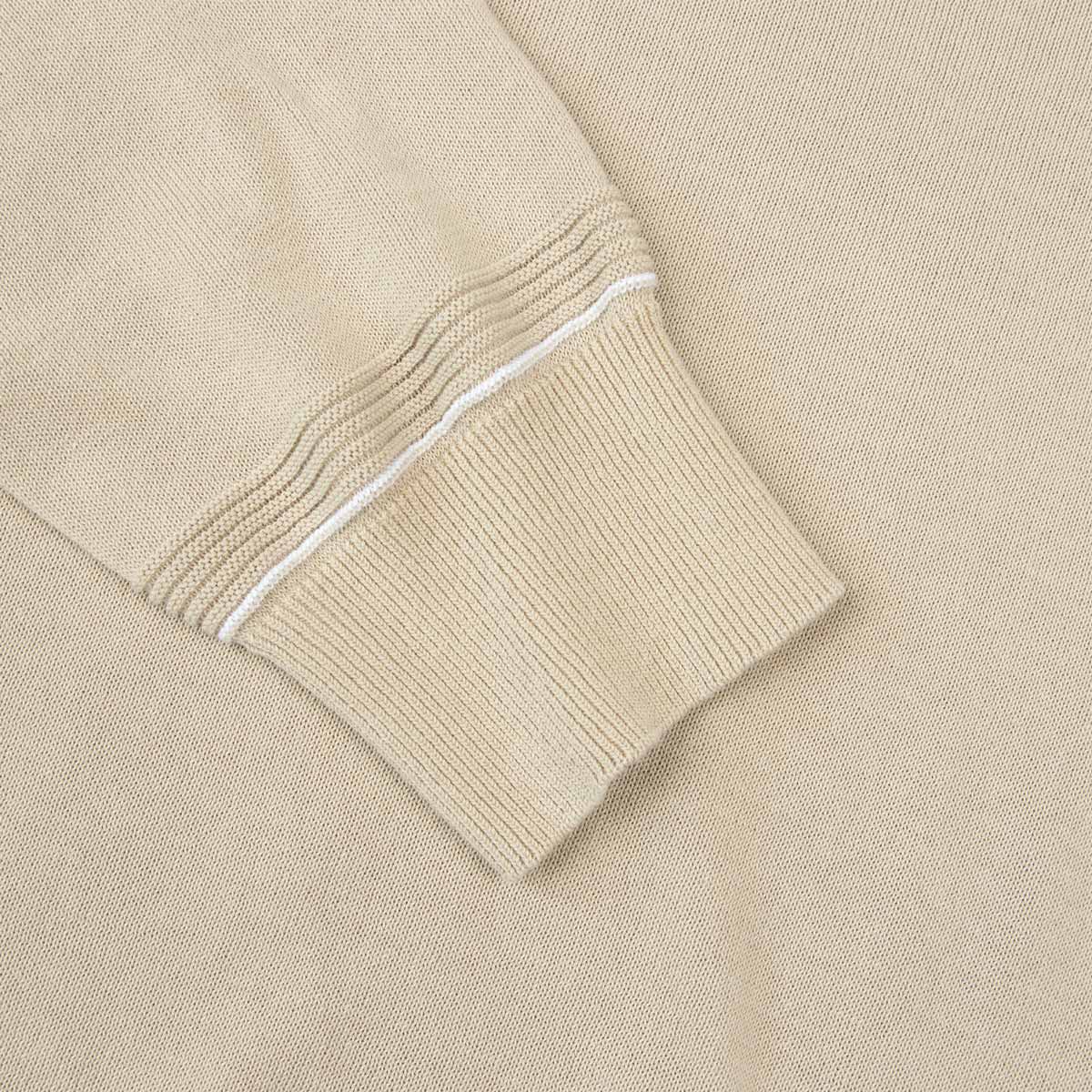 Paul &amp; Shark - Beige Quarter Zip Cotton Knit Sweater KNITWEAR Paul &amp; Shark