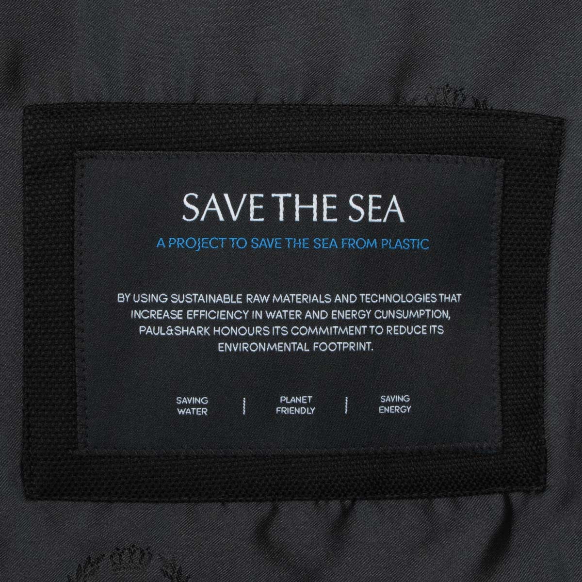 Paul &amp; Shark - Black Typhoon® Save the Sea 4x4 Bomber Jacket BLOUSONS Paul &amp; Shark