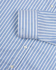 Paul & Shark - Blue & White Striped Oxford Cotton Long Sleeve Shirt L/S SHIRTS Paul & Shark