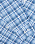 Paul & Shark - Blue & White Check Long Sleeve Cotton Shirt