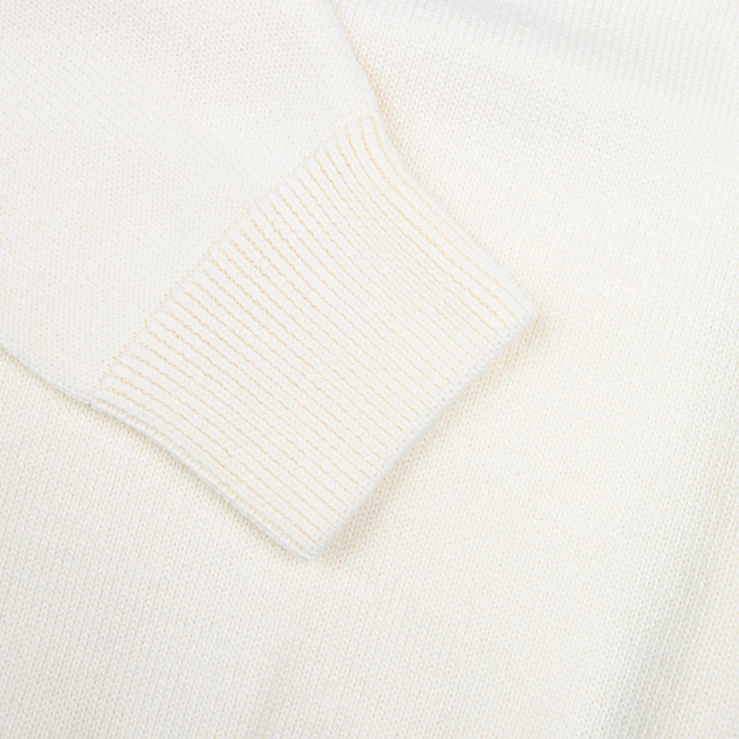 Paul &amp; Shark - Cream Virgin Wool Sweater KNITWEAR Paul &amp; Shark