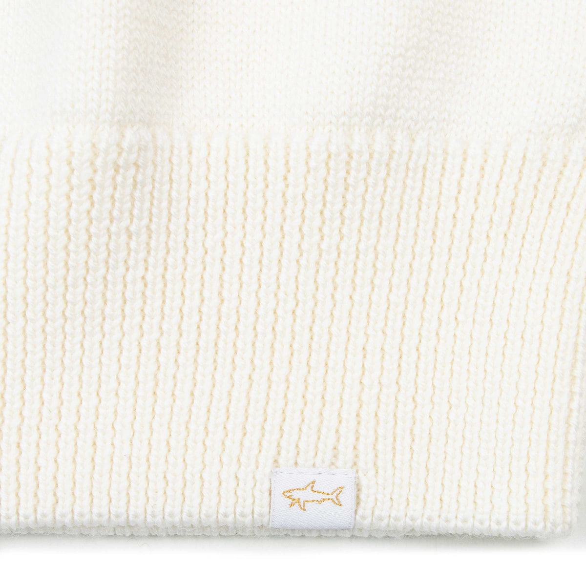 Paul &amp; Shark - Cream Crew Neck Virgin Wool Sweater KNITWEAR Paul &amp; Shark