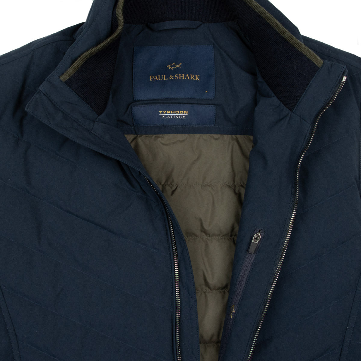 Paul &amp; Shark - Navy Platinum Typhoon® Re-4x4 Stretch Gillet BLOUSONS Paul &amp; Shark