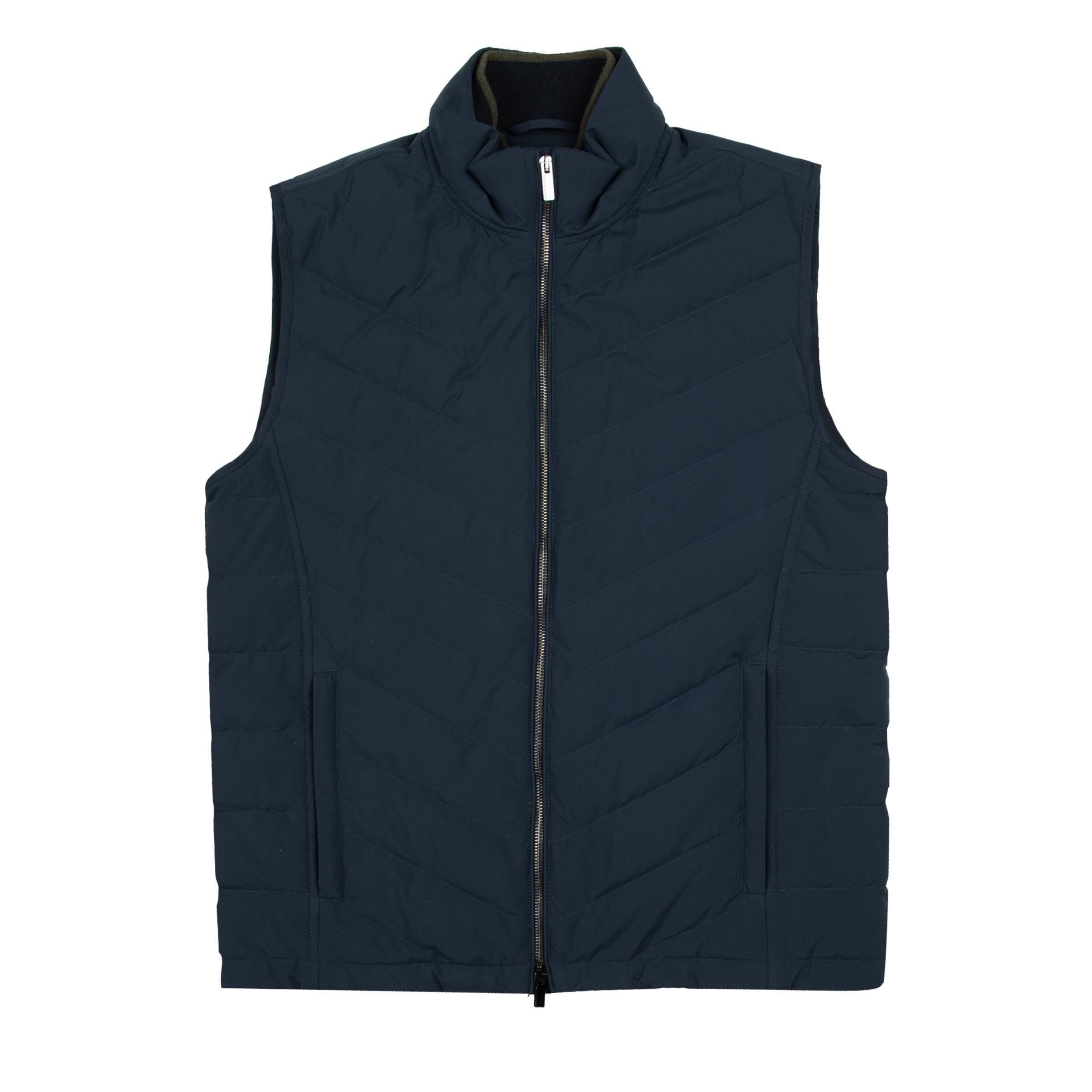 Paul & Shark - Navy Platinum Typhoon® Re-4x4 Stretch Gillet BLOUSONS Paul & Shark