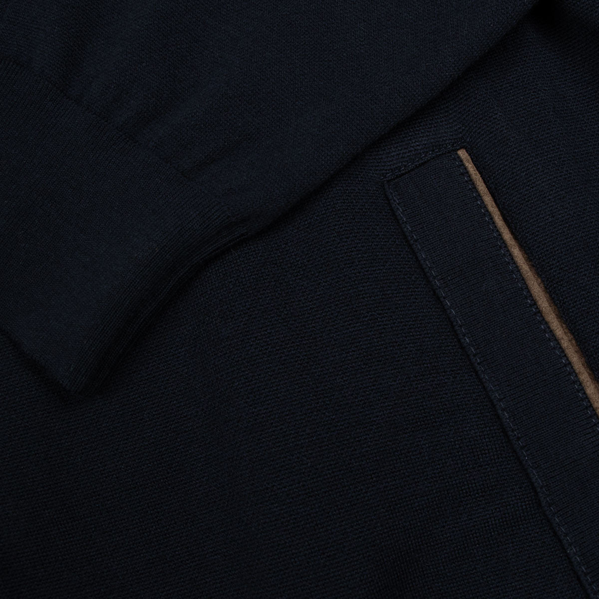 Paul &amp; Shark - Navy Summer Wool Full Zip Sweater KNITWEAR Paul &amp; Shark