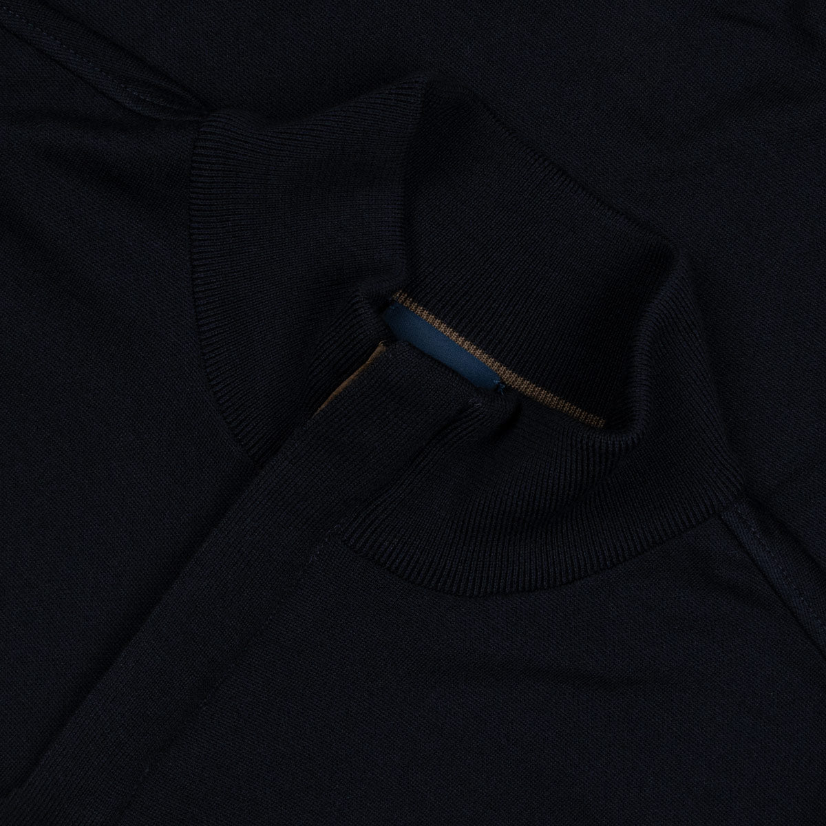 Paul &amp; Shark - Navy Summer Wool Full Zip Sweater KNITWEAR Paul &amp; Shark