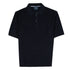 Paul & Shark - Navy Textured Knitted Polo Shirt S/S POLOS Paul & Shark