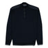 Paul & Shark - Navy Piuma Zip Neck Giza Cotton Sweater KNITWEAR Paul & Shark