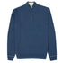 Paul & Shark - Blue Soft Half Zip Cotton Sweater KNITWEAR Paul & Shark