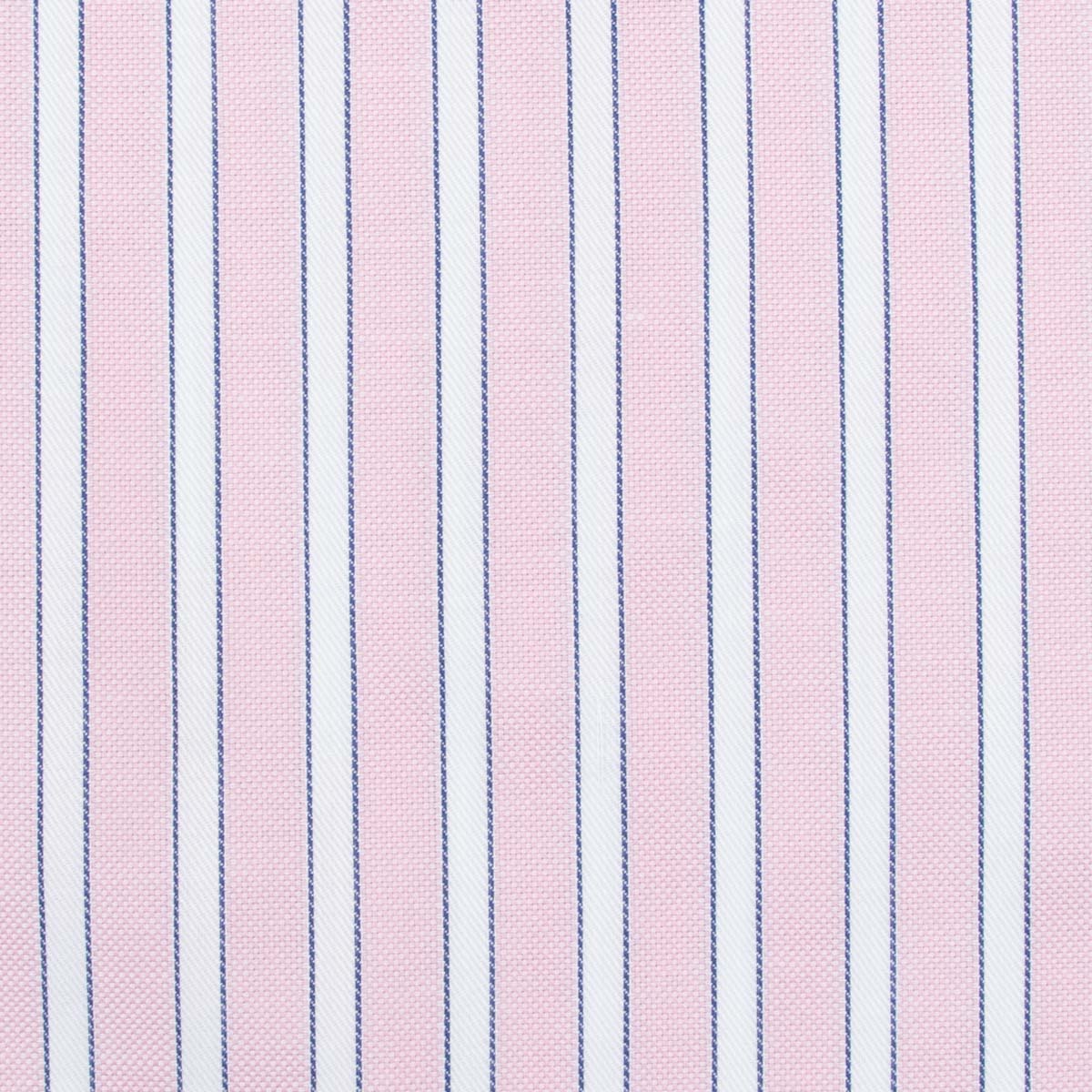 Paul &amp; Shark - Pink &amp; White Striped Oxford Cotton Long Sleeve Shirt L/S SHIRTS Paul &amp; Shark