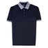 Paul & Shark - Navy Tricolour Double-Mercerised Cotton Polo Shirt S/S POLOS Paul & Shark