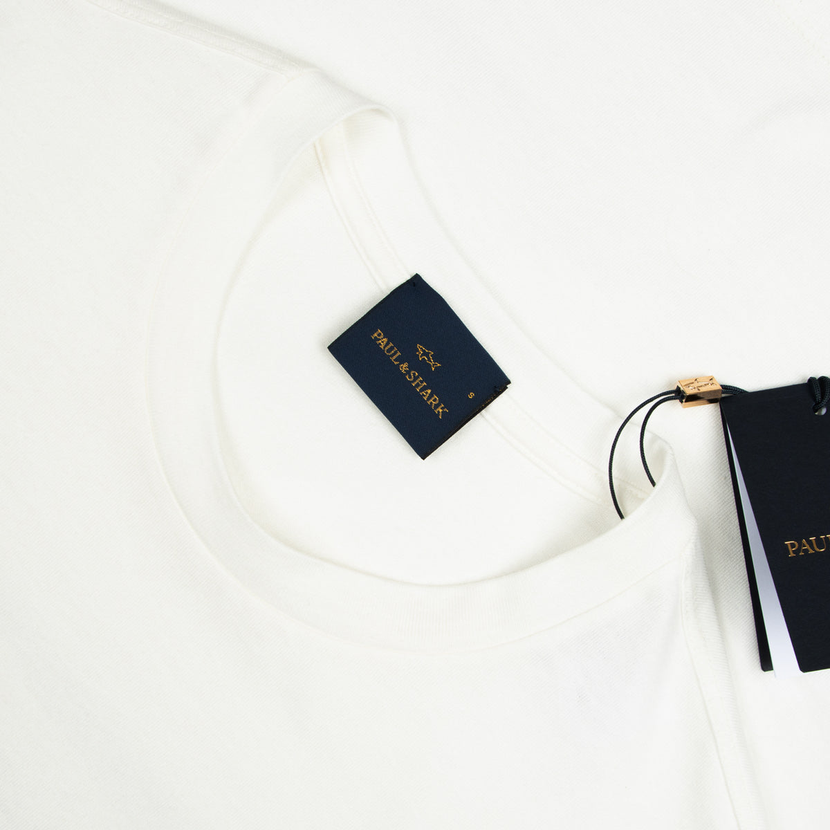 Paul & Shark - Off White Graphic Print Jersey T-Shirt TEE SHIRTS Paul & Shark