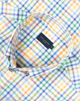 Paul & Shark - Multi Coloured Checked Supima Cotton Short Sleeve Shirt S/S SHIRTS Paul & Shark