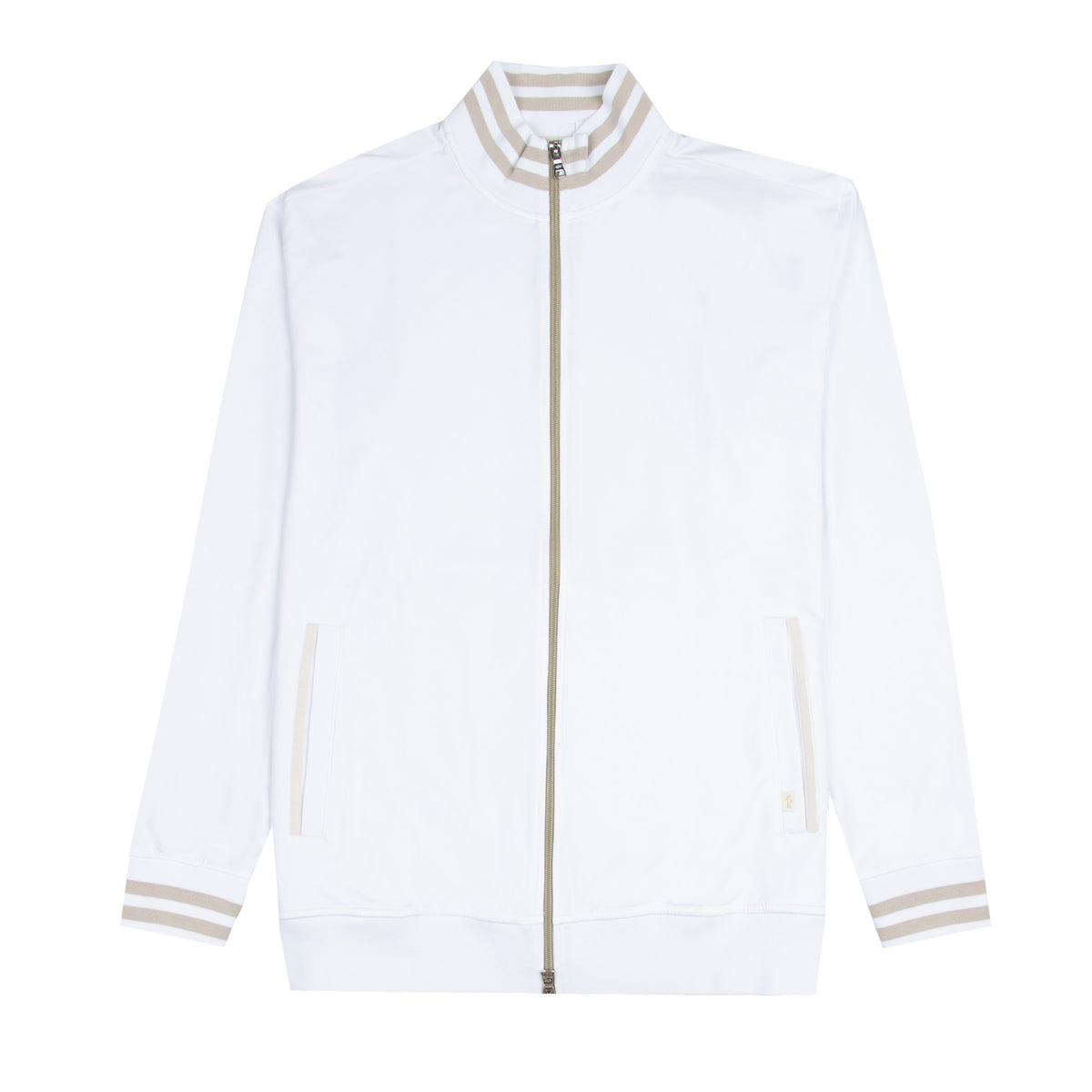 Paul & Shark - Cream X-Soft Cotton Full Zip Sweater SWEATS Paul & Shark