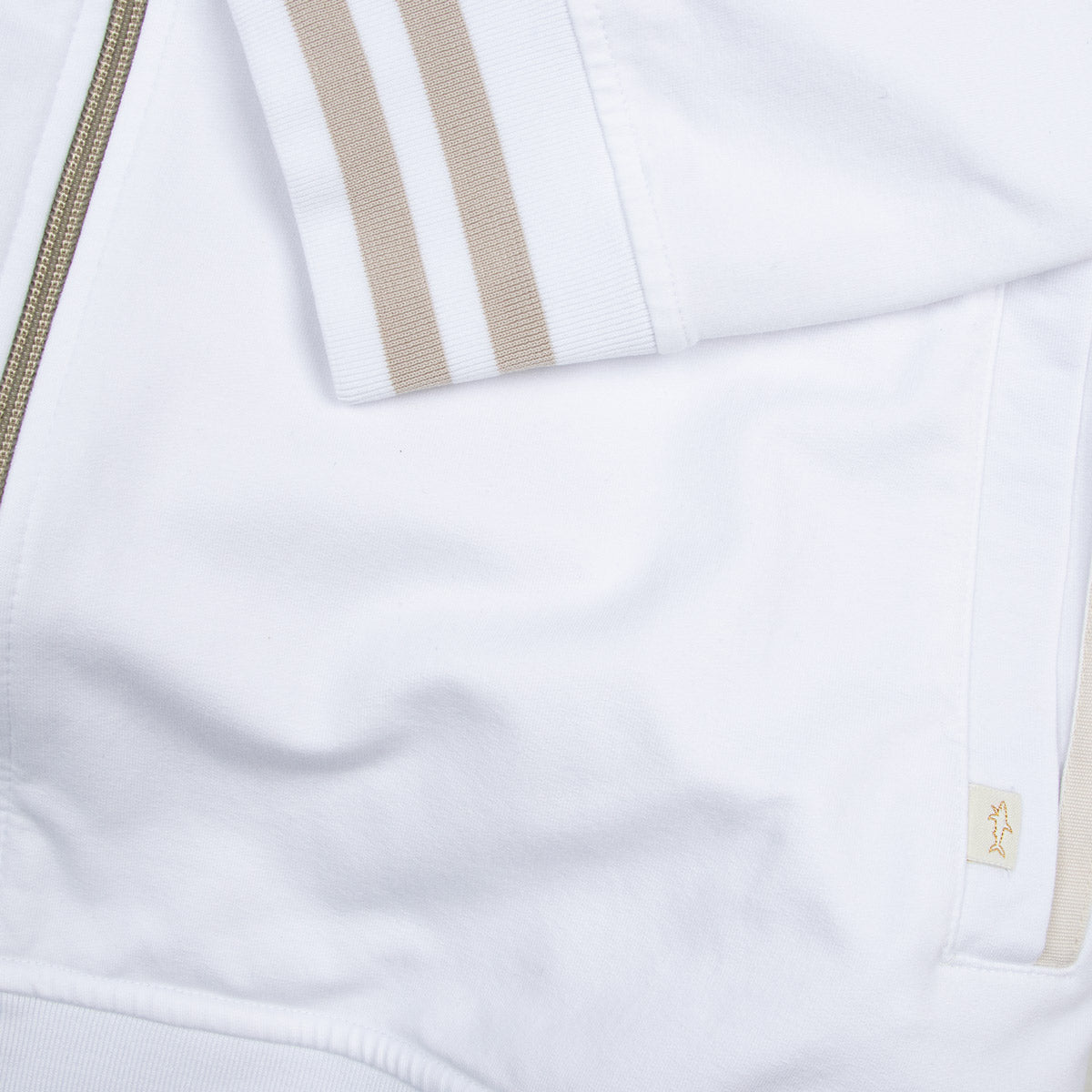 Paul &amp; Shark - Cream X-Soft Cotton Full Zip Sweater SWEATS Paul &amp; Shark