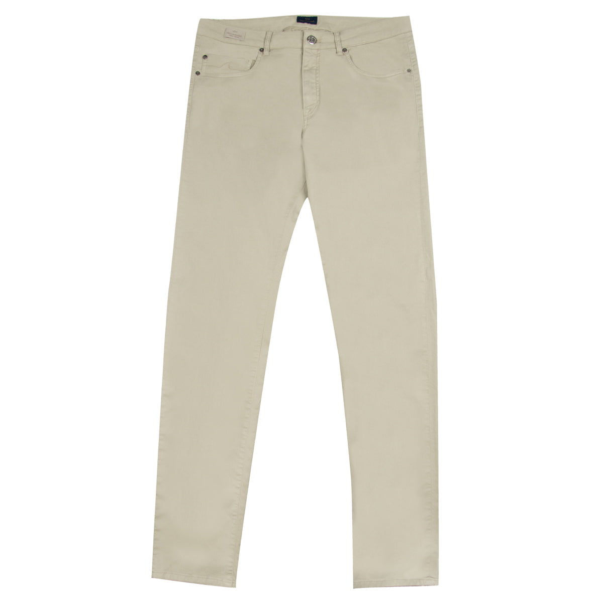 Paul &amp; Shark - Beige Cotton Stretch Chino 5-Pocket Trousers