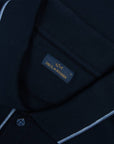 Paul & Shark - Navy Contrast Cotton Piqué Polo Shirt S/S POLOS Paul & Shark