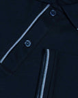 Paul & Shark - Navy Contrast Cotton Piqué Polo Shirt S/S POLOS Paul & Shark