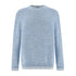 Paul & Shark - Bright white/Blissful Blue Piuma Cotton Crew‑neck Sweater KNITWEAR Paul & Shark