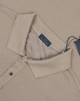 Paul & Shark - Stone Grey Cotton Piqué Polo Shirt S/S POLOS Paul & Shark