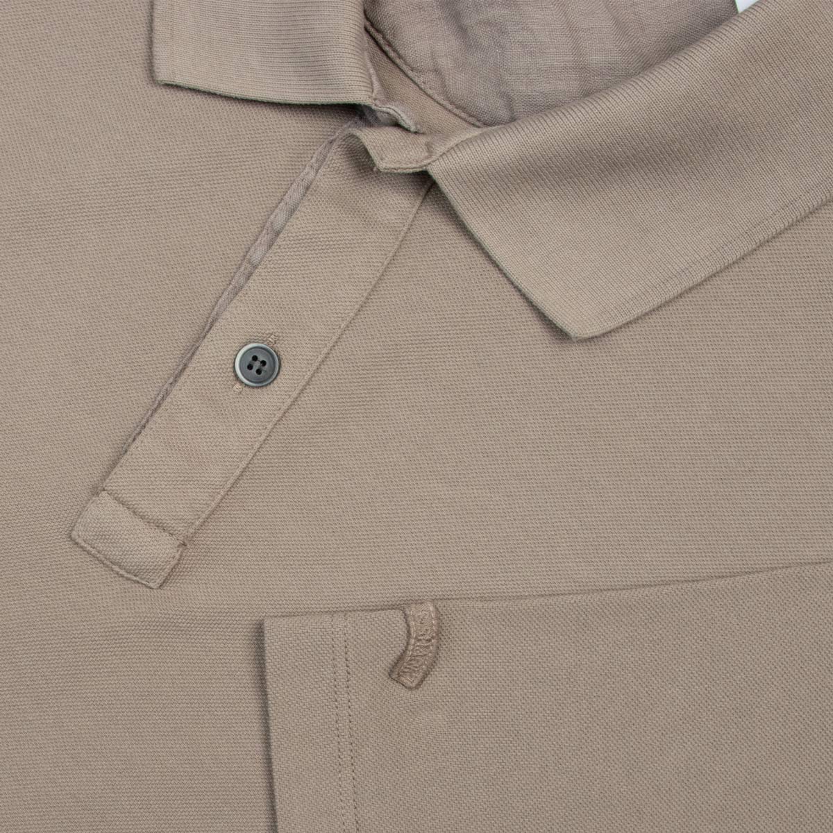 Paul &amp; Shark - Stone Grey Cotton Piqué Polo Shirt S/S POLOS Paul &amp; Shark