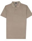 Paul & Shark - Stone Grey Cotton Piqué Polo Shirt S/S POLOS Paul & Shark