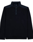 Paul & Shark - Navy Typhoon X-Soft Quarter-Neck Cotton Sweater SWEATS Paul & Shark