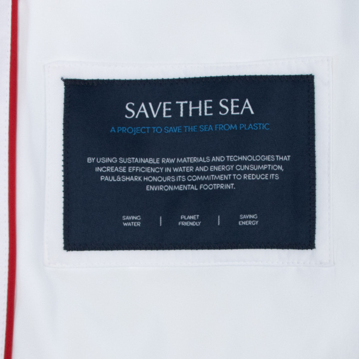 Paul &amp; Shark - White Typhoon Pertex® Lightweight Waterproof Jacket BLOUSONS Paul &amp; Shark