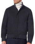 Paul & Shark - Navy Paolo Cashmere Water-resistant Bomber Jacket