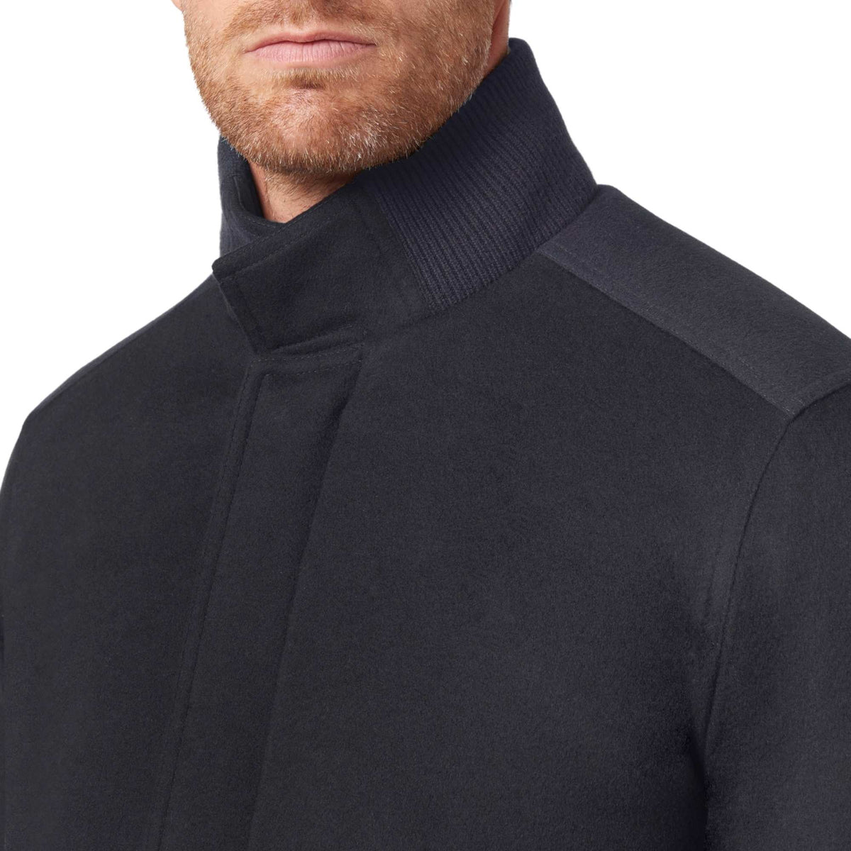 Paul &amp; Shark - Navy Paolo Cashmere Water-resistant Bomber Jacket