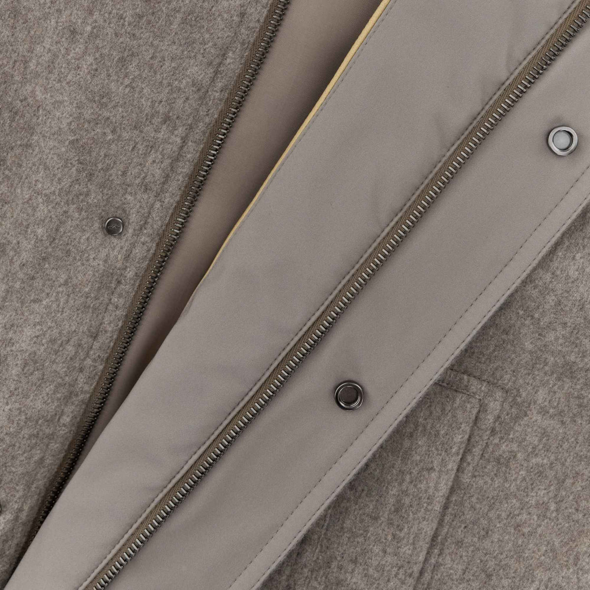 Paul &amp; Shark - Sahara Beige Paolo Cashmere Water-resistant Bomber Jacket