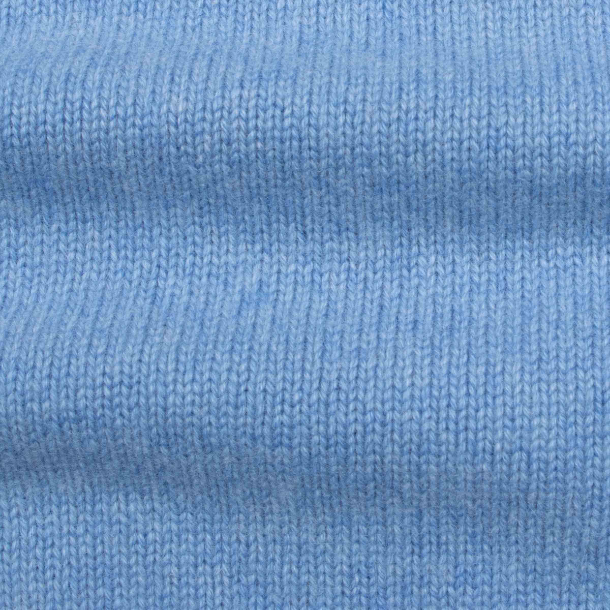 Suez Blue Portree 4ply Roll Neck Cashmere Sweater CASHMERE Robert Old