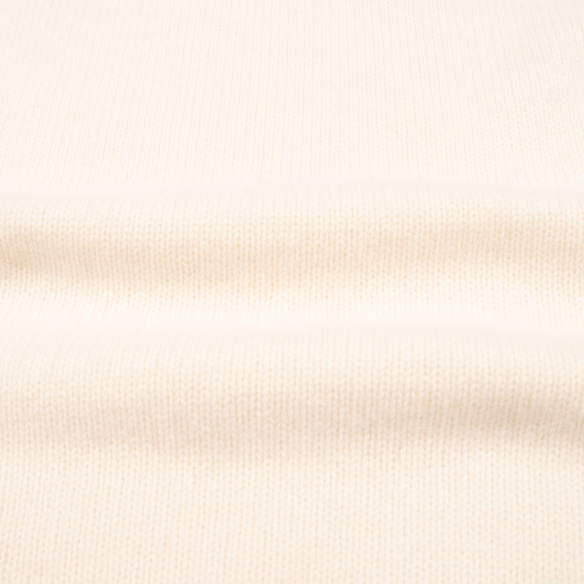 White Undyed Portree 4ply Roll Neck Cashmere Sweater CASHMERE Robert Old