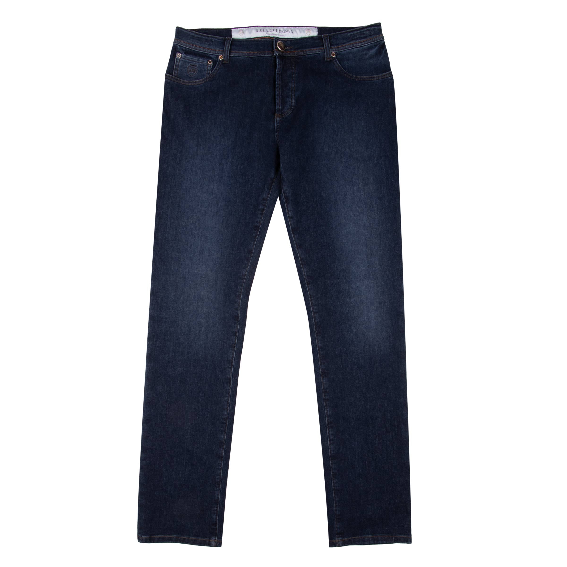 Richard J Brown - Mid Wash Denim &#39;Tokyo&#39; Slim Fit Jeans JEANS Richard J Brown