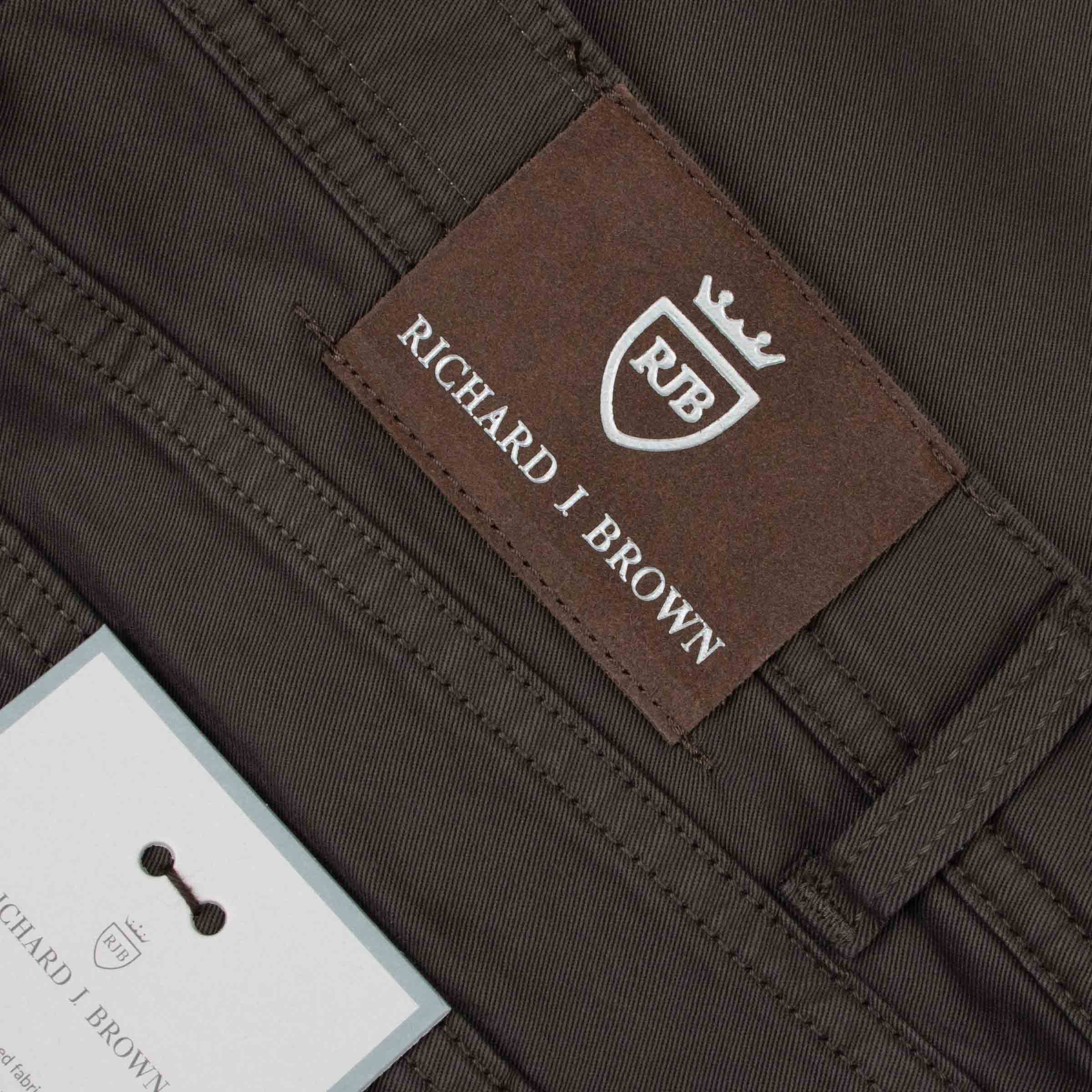 Richard J Brown - Brown 'Milano' Cotton Regular Fit Jeans JEANS Richard J Brown