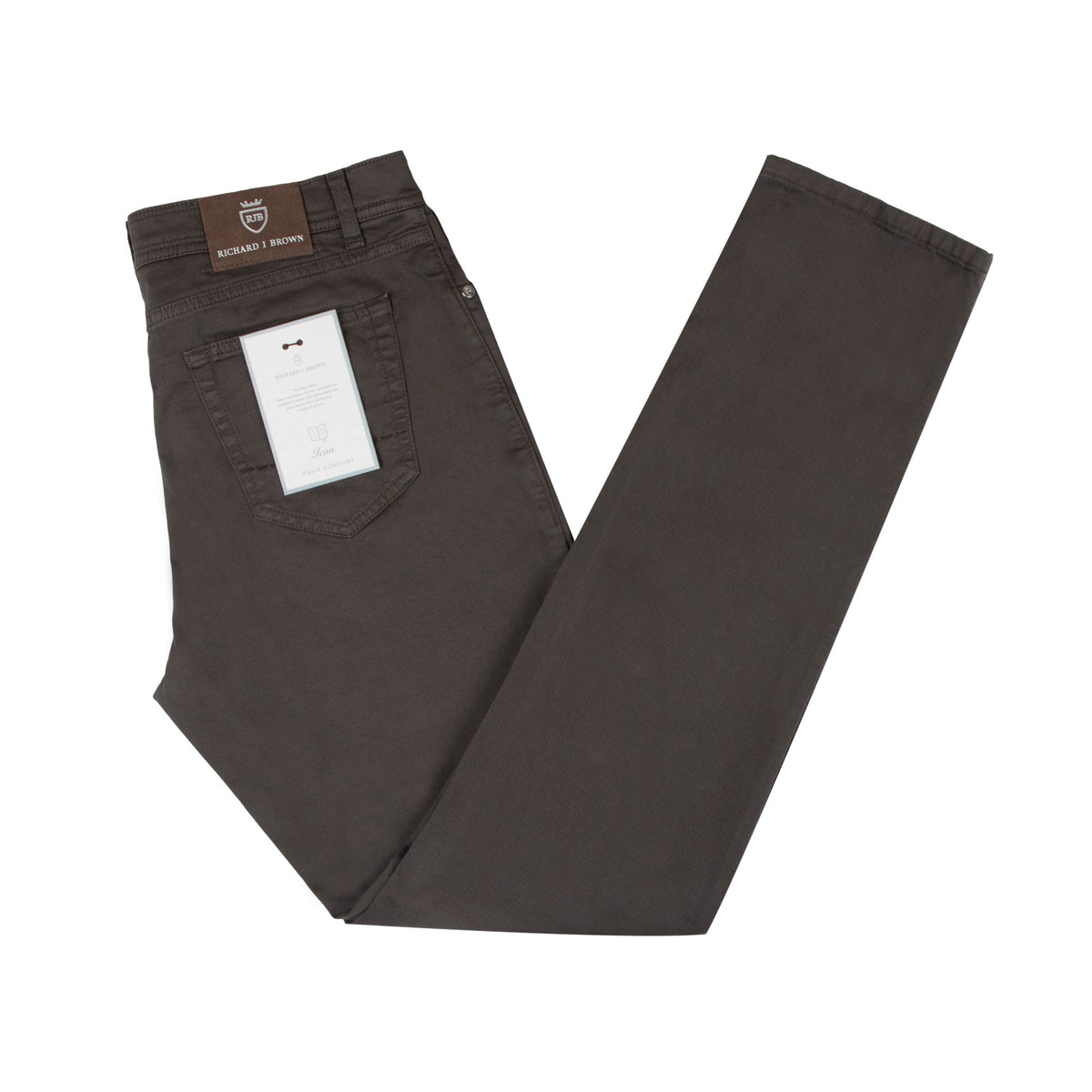 Richard J Brown - Brown 'Milano' Cotton Regular Fit Jeans JEANS Richard J Brown
