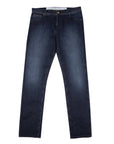 Richard J Brown - Mid Wash 'Milano' Cotton & Cashmere Regular Fit Jeans JEANS Richard J Brown