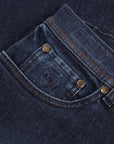 Richard J Brown - Mid Wash 'Milano' Cotton & Cashmere Regular Fit Jeans JEANS Richard J Brown