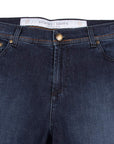 Richard J Brown - Mid Wash 'Milano' Cotton & Cashmere Regular Fit Jeans JEANS Richard J Brown