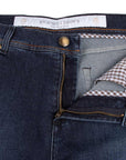 Richard J Brown - Mid Wash 'Milano' Cotton & Cashmere Regular Fit Jeans JEANS Richard J Brown