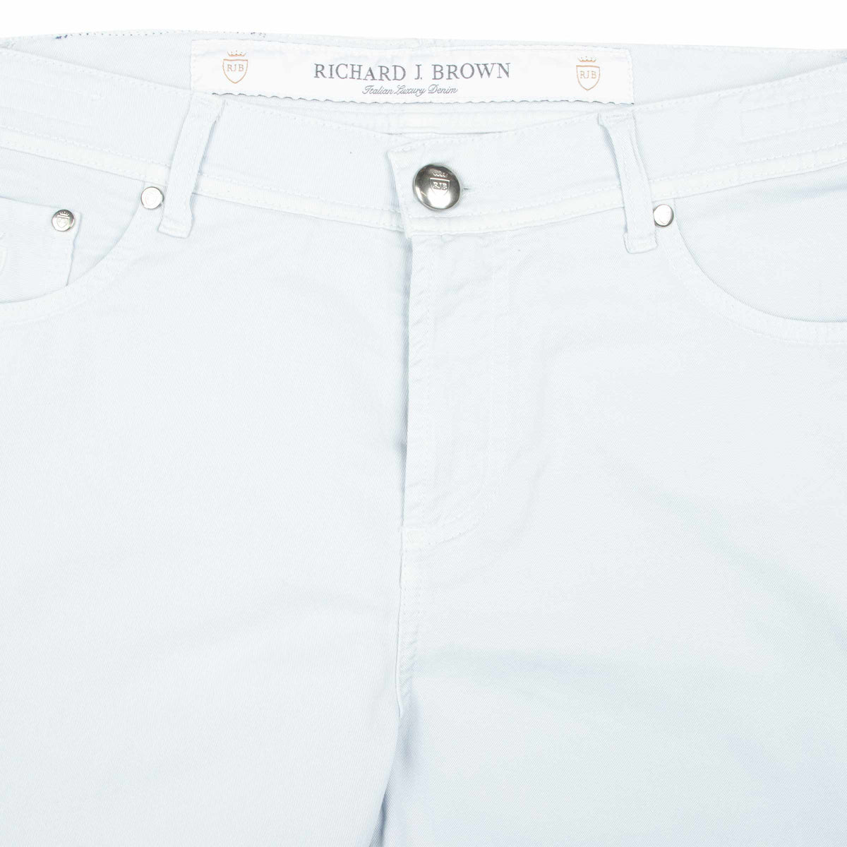 Richard J Brown - Powder Blue 'Milano' Cotton Regular Fit Jeans JEANS Richard J Brown